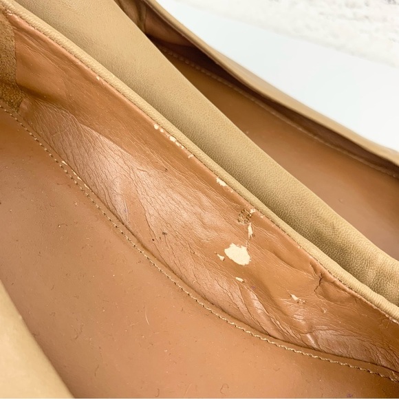 J. Crew Anya Patent Leopard Brown Leather Hidden Wedge Ballet Slip On Flats 7.5 - Picture 8 of 12